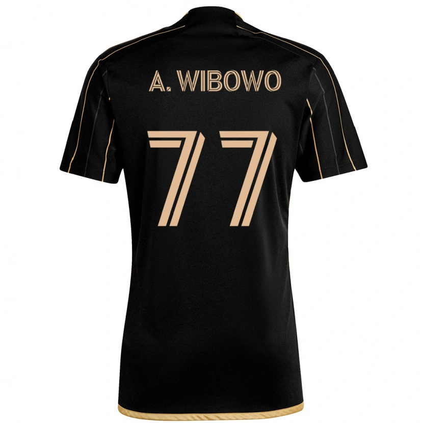 Danxen Kinder Adrian Wibowo #77 Weiß Braun Heimtrikot Trikot 2025/26 T-Shirt Schweiz