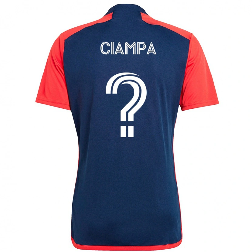 Danxen Kinder Giuseppe Ciampa #0 Weiß Blau Heimtrikot Trikot 2025/26 T-Shirt Schweiz