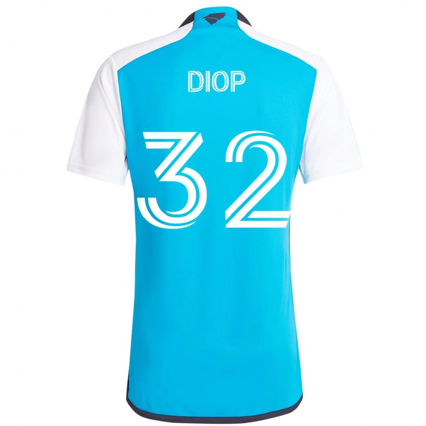 Danxen Kinder Hamady Diop #32 Schwarz Weiß Heimtrikot Trikot 2025/26 T-Shirt Schweiz