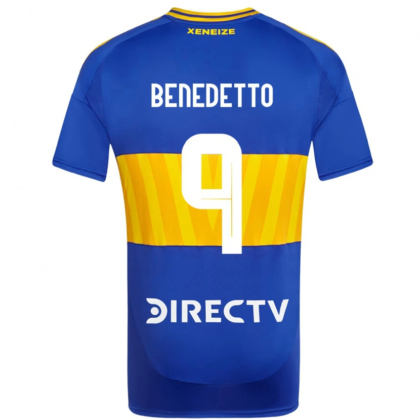 Danxen Kinder Dario Benedetto #9 Weiß Blau Heimtrikot Trikot 2025/26 T-Shirt Schweiz