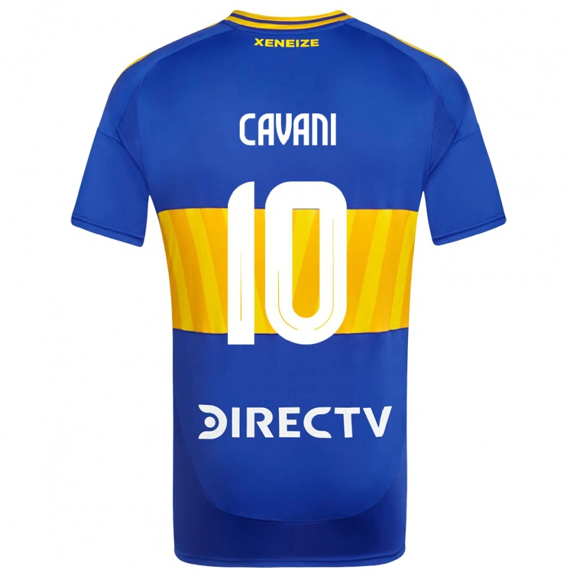 Danxen Kinder Edinson Cavani #10 Weiß Blau Heimtrikot Trikot 2025/26 T-Shirt Schweiz