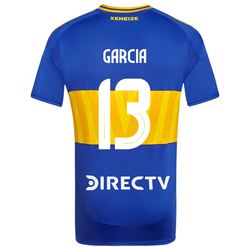 Danxen Kinder Javier García #13 Weiß Blau Heimtrikot Trikot 2025/26 T-Shirt Schweiz