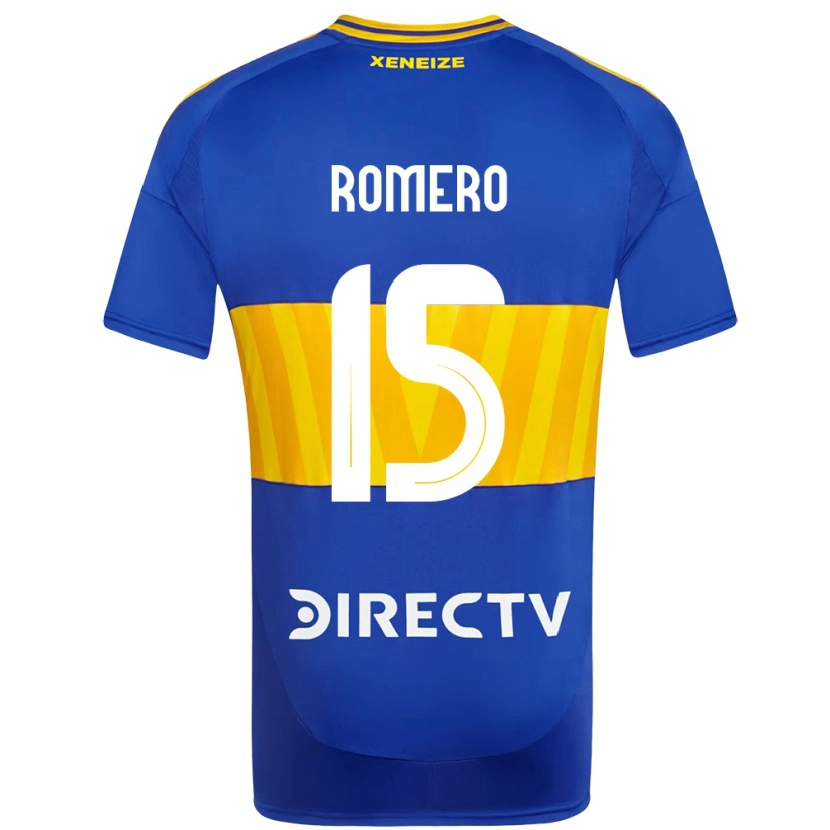 Danxen Kinder Alejo Romero #15 Weiß Blau Heimtrikot Trikot 2025/26 T-Shirt Schweiz