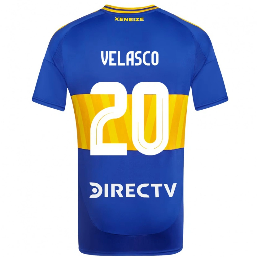 Danxen Kinder Alan Velasco #20 Weiß Blau Heimtrikot Trikot 2025/26 T-Shirt Schweiz