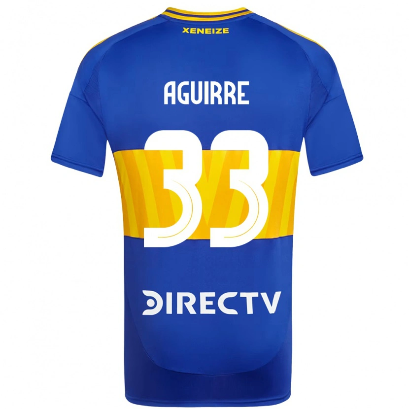 Danxen Kinder Brian Aguirre #33 Weiß Blau Heimtrikot Trikot 2025/26 T-Shirt Schweiz