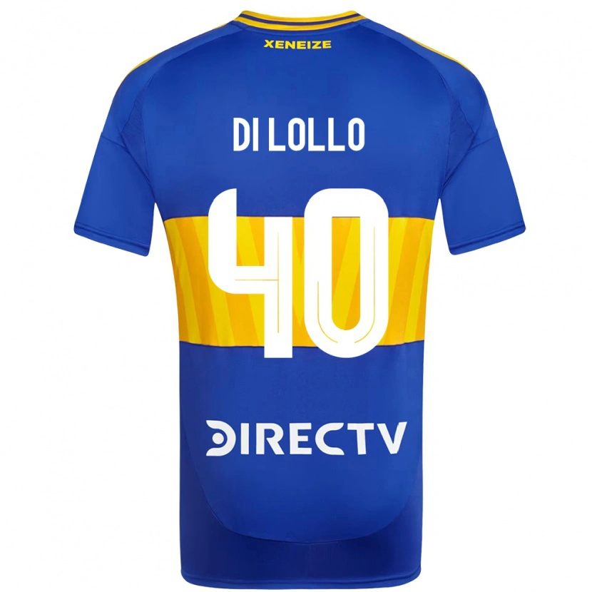 Danxen Kinder Lautaro Di Lollo #40 Weiß Blau Heimtrikot Trikot 2025/26 T-Shirt Schweiz