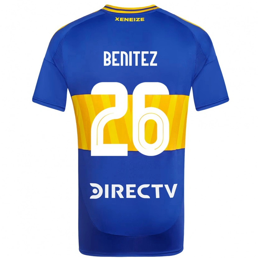 Danxen Kinder Lorena Benítez #26 Weiß Blau Heimtrikot Trikot 2025/26 T-Shirt Schweiz