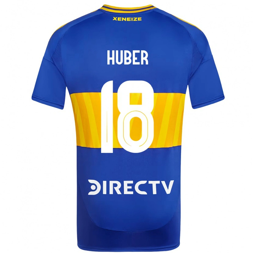 Danxen Kinder Clarisa Huber #18 Weiß Blau Heimtrikot Trikot 2025/26 T-Shirt Schweiz