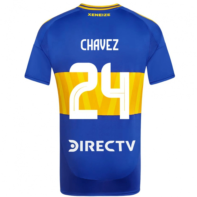 Danxen Kinder Gabriela Chavez #24 Weiß Blau Heimtrikot Trikot 2025/26 T-Shirt Schweiz