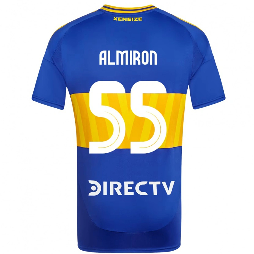 Danxen Kinder Ezequiel Almiron #55 Weiß Blau Heimtrikot Trikot 2025/26 T-Shirt Schweiz