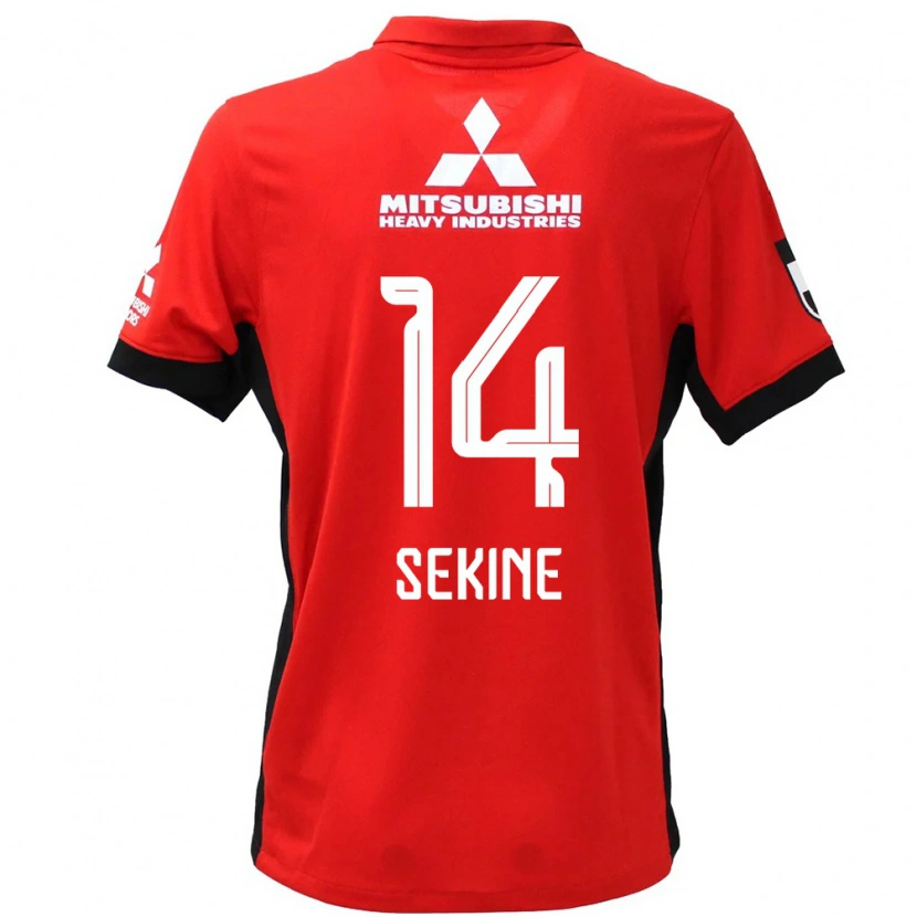 Danxen Kinder Takahiro Sekine #14 Weiß Schwarz Heimtrikot Trikot 2025/26 T-Shirt Schweiz