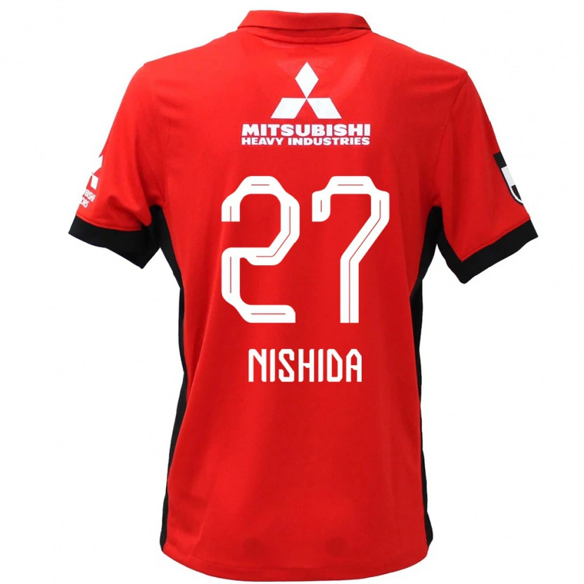 Danxen Kinder Haruto Nishida #27 Weiß Schwarz Heimtrikot Trikot 2025/26 T-Shirt Schweiz