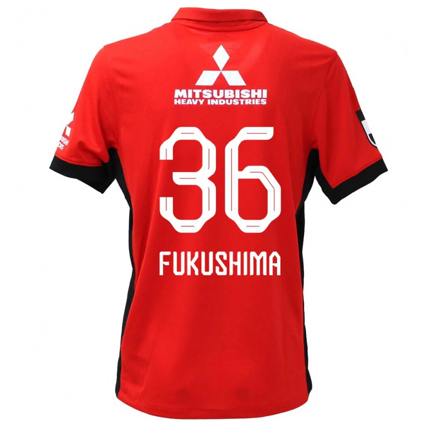 Danxen Kinder Ryuya Fukushima #36 Weiß Schwarz Heimtrikot Trikot 2025/26 T-Shirt Schweiz