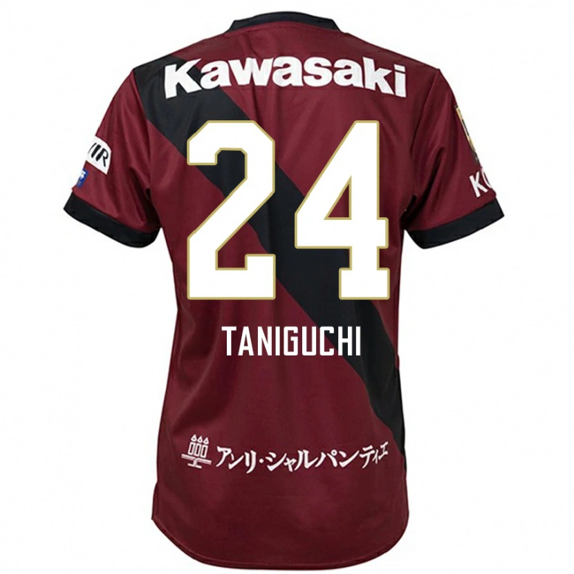 Danxen Kinder Hiroto Taniguchi #24 Weiß Schwarz Heimtrikot Trikot 2025/26 T-Shirt Schweiz