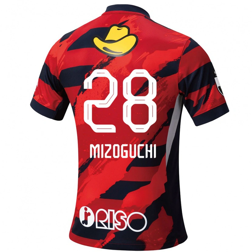 Danxen Kinder Shuhei Mizoguchi #28 Weiß Schwarz Heimtrikot Trikot 2025/26 T-Shirt Schweiz