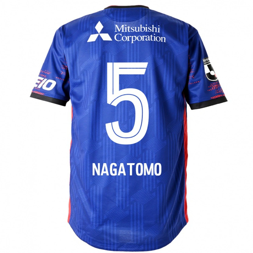 Danxen Kinder Yuto Nagatomo #5 Weiß Schwarz Heimtrikot Trikot 2025/26 T-Shirt Schweiz