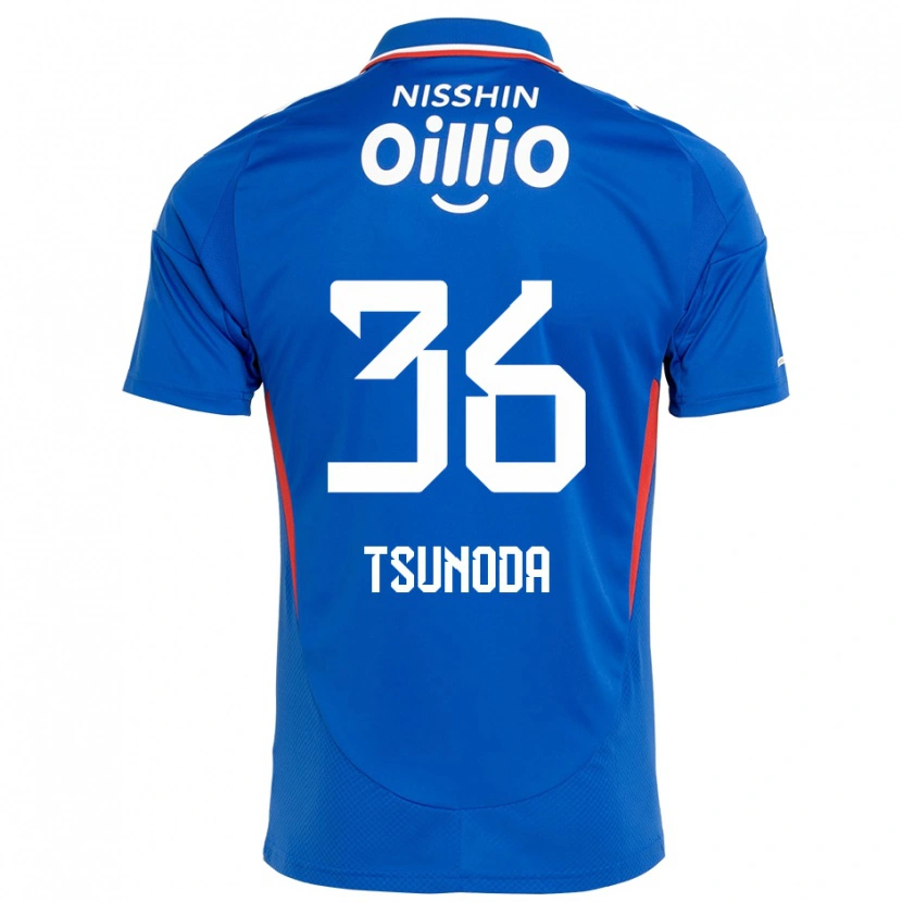 Danxen Kinder Ryotaro Tsunoda #36 Weiß Königsblau Heimtrikot Trikot 2025/26 T-Shirt Schweiz