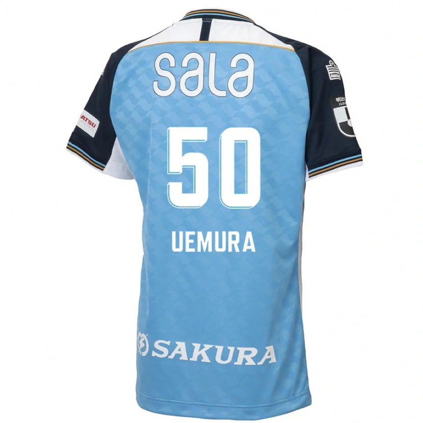 Danxen Kinder Hiroto Uemura #50 Himmelblau Schwarz Heimtrikot Trikot 2025/26 T-Shirt Schweiz