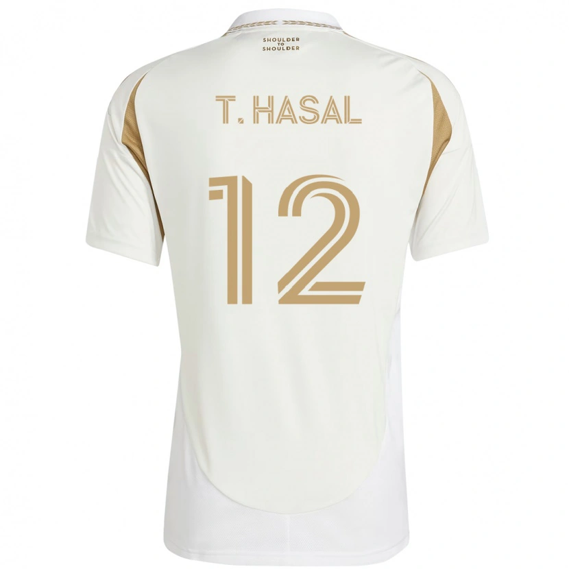 Danxen Kinder Thomas Hasal #12 Schwarz Braun Auswärtstrikot Trikot 2025/26 T-Shirt Schweiz