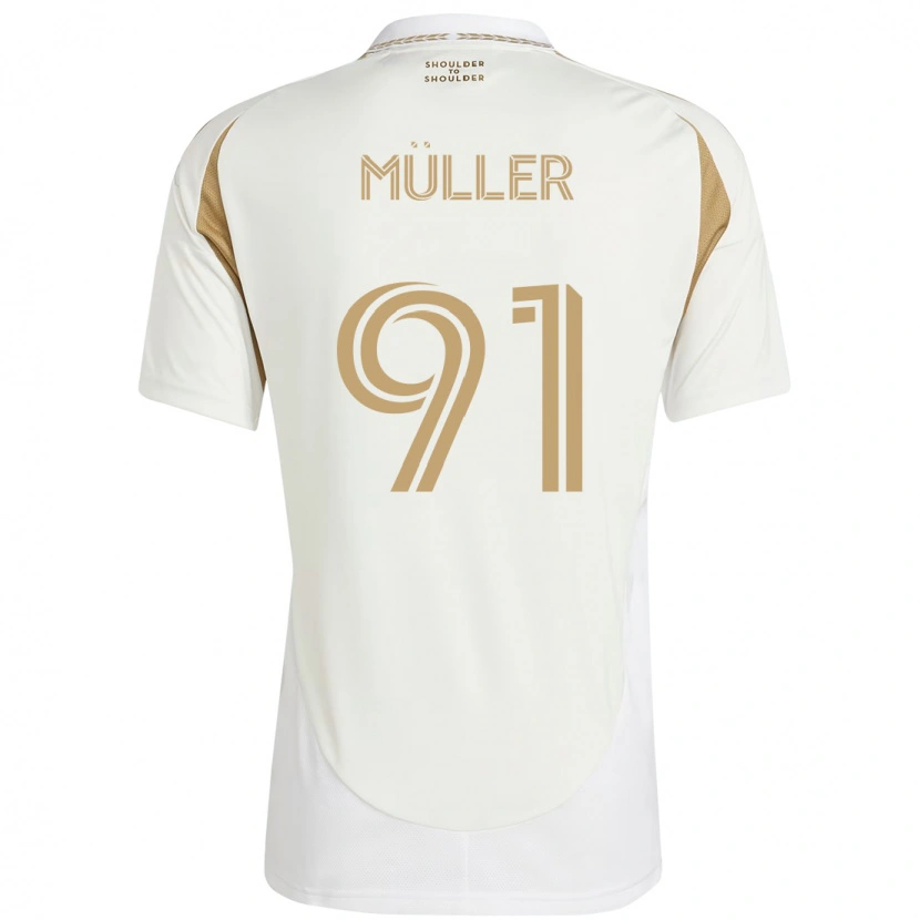 Danxen Kinder Luis Müller #91 Schwarz Braun Auswärtstrikot Trikot 2025/26 T-Shirt Schweiz