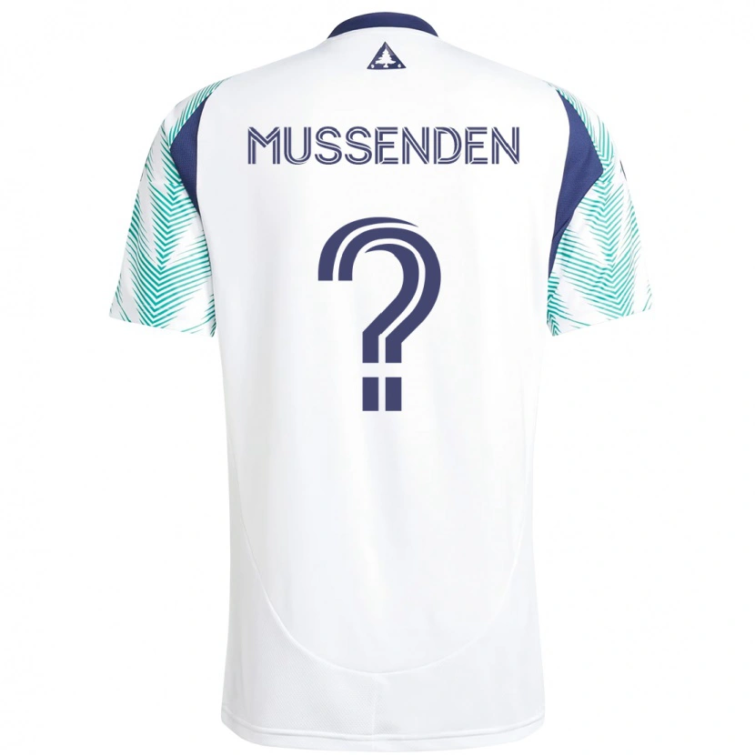 Danxen Kinder Javaun Mussenden #0 Blau Rot Auswärtstrikot Trikot 2025/26 T-Shirt Schweiz