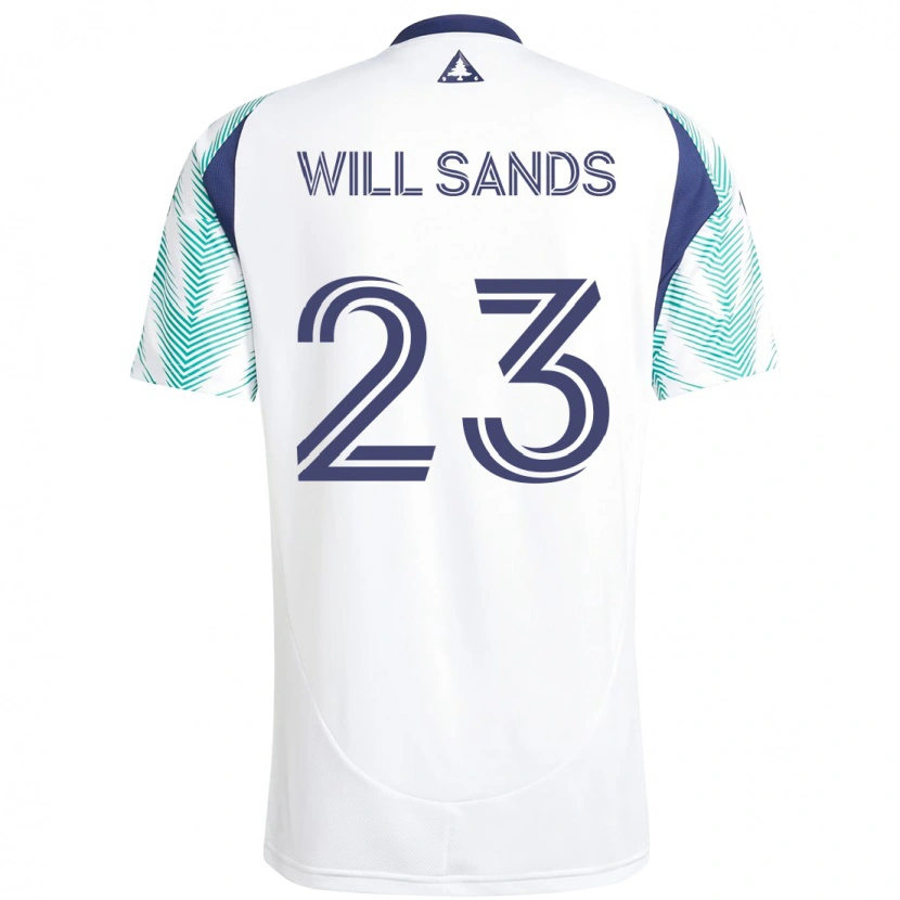 Danxen Kinder Will Sands #23 Blau Rot Auswärtstrikot Trikot 2025/26 T-Shirt Schweiz