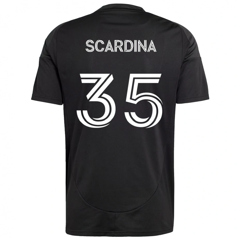 Danxen Kinder Nick Scardina #35 Himmelblau Weiß Auswärtstrikot Trikot 2025/26 T-Shirt Schweiz