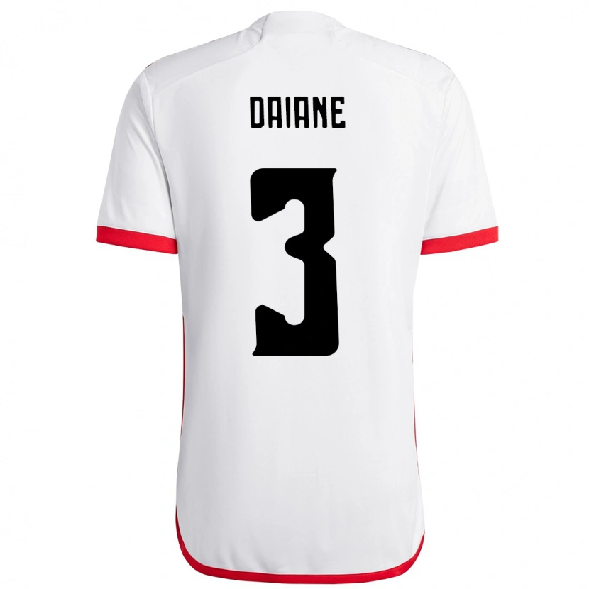 Danxen Kinder Daiane #3 Rot Schwarz Auswärtstrikot Trikot 2025/26 T-Shirt Schweiz