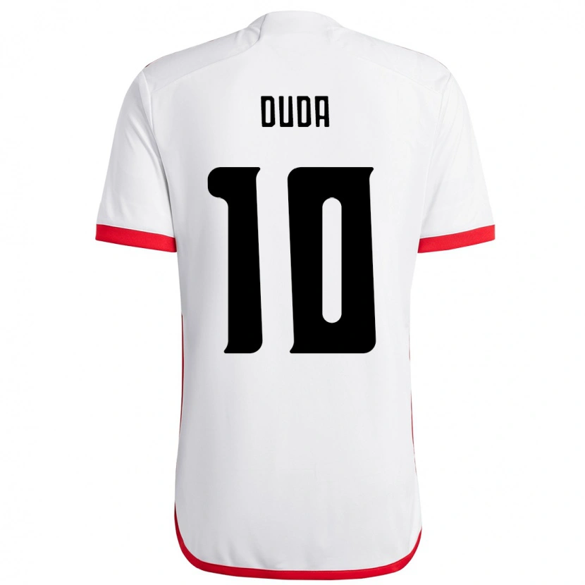 Danxen Kinder Duda Francelino #10 Rot Schwarz Auswärtstrikot Trikot 2025/26 T-Shirt Schweiz