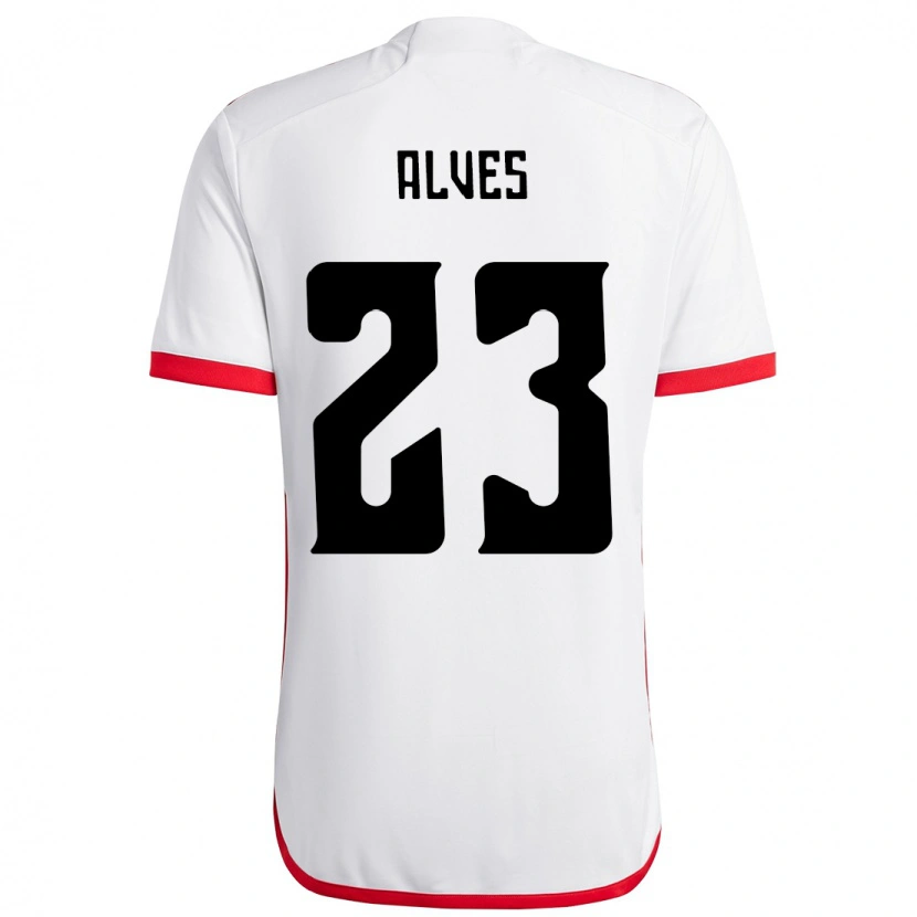 Danxen Kinder Karol Alves #23 Rot Schwarz Auswärtstrikot Trikot 2025/26 T-Shirt Schweiz