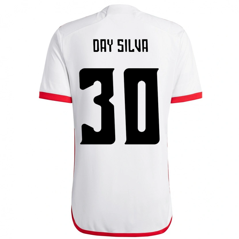 Danxen Kinder Day Silva #30 Rot Schwarz Auswärtstrikot Trikot 2025/26 T-Shirt Schweiz