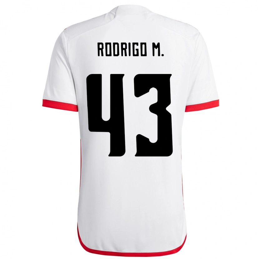 Danxen Kinder Rodrigo Muniz #43 Rot Schwarz Auswärtstrikot Trikot 2025/26 T-Shirt Schweiz