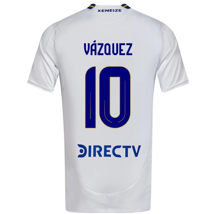 Danxen Kinder Lucas Vázquez #10 Königsblau Gelb Auswärtstrikot Trikot 2025/26 T-Shirt Schweiz