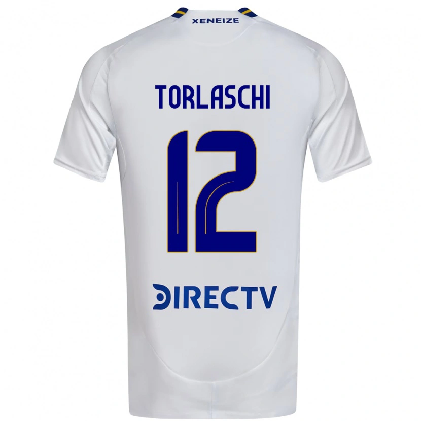 Danxen Kinder Lucas Torlaschi #12 Königsblau Gelb Auswärtstrikot Trikot 2025/26 T-Shirt Schweiz