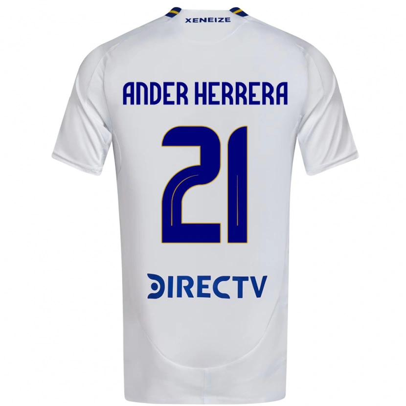 Danxen Kinder Ander Herrera #21 Königsblau Gelb Auswärtstrikot Trikot 2025/26 T-Shirt Schweiz