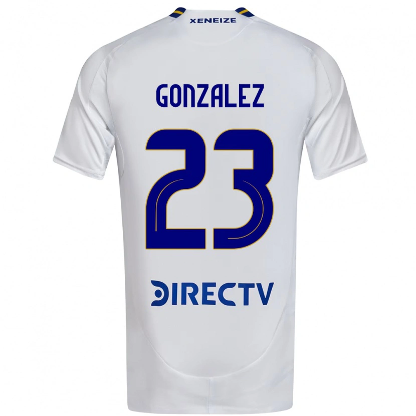 Danxen Kinder Diego Gonzalez #23 Königsblau Gelb Auswärtstrikot Trikot 2025/26 T-Shirt Schweiz