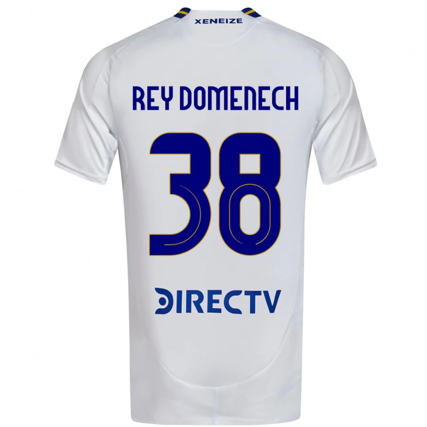 Danxen Kinder Camilo Rey Domenech #38 Königsblau Gelb Auswärtstrikot Trikot 2025/26 T-Shirt Schweiz