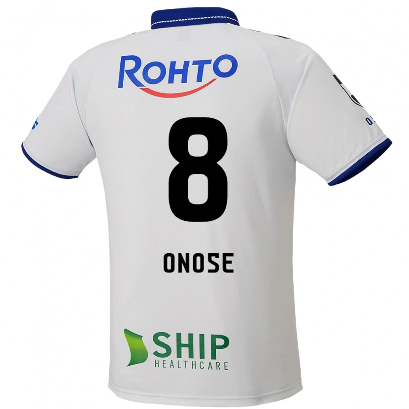 Danxen Kinder Kosuke Onose #8 Blau Weiß Schwarz Auswärtstrikot Trikot 2025/26 T-Shirt Schweiz