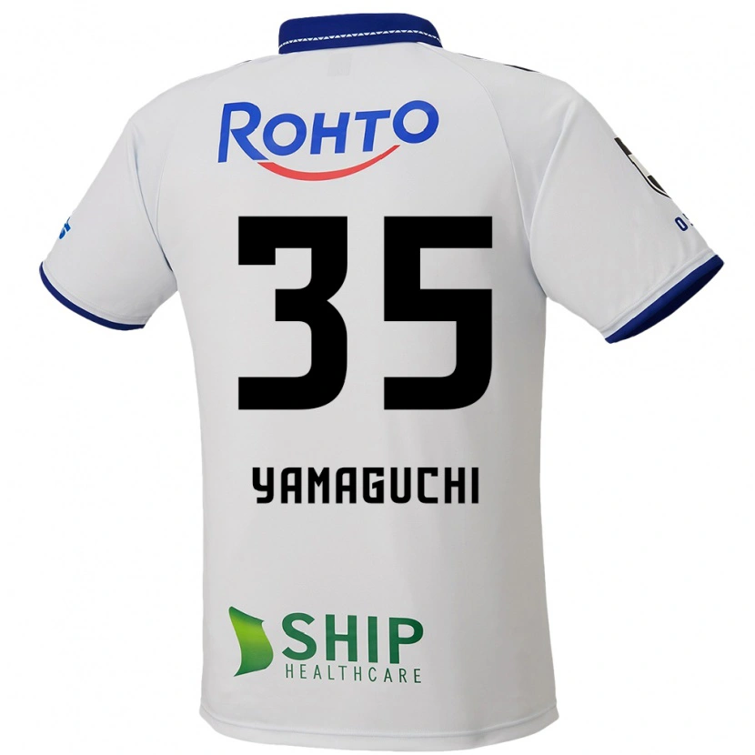 Danxen Kinder Tatsuya Yamaguchi #35 Blau Weiß Schwarz Auswärtstrikot Trikot 2025/26 T-Shirt Schweiz