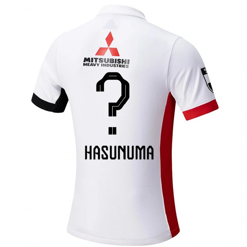 Danxen Kinder Shunsuke Hasunuma #0 Rot Weiß Auswärtstrikot Trikot 2025/26 T-Shirt Schweiz