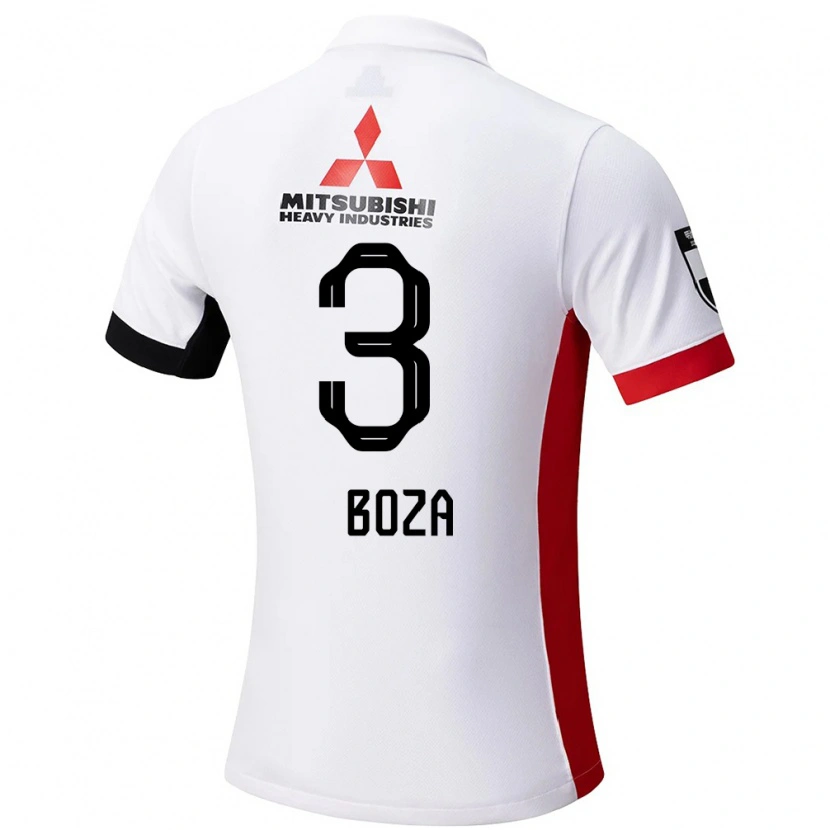 Danxen Kinder Danilo Boza #3 Rot Weiß Auswärtstrikot Trikot 2025/26 T-Shirt Schweiz