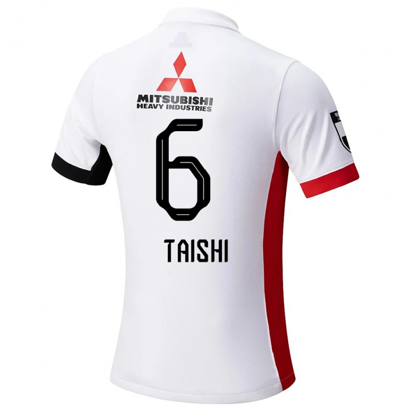 Danxen Kinder Taishi Matsumoto #6 Rot Weiß Auswärtstrikot Trikot 2025/26 T-Shirt Schweiz