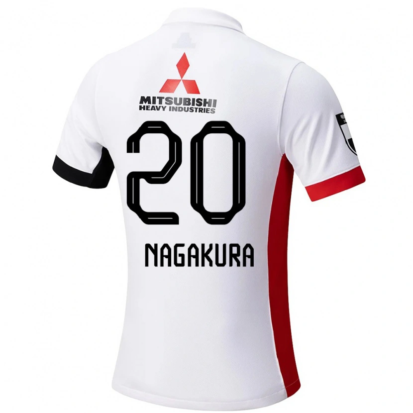 Danxen Kinder Motoki Nagakura #20 Rot Weiß Auswärtstrikot Trikot 2025/26 T-Shirt Schweiz