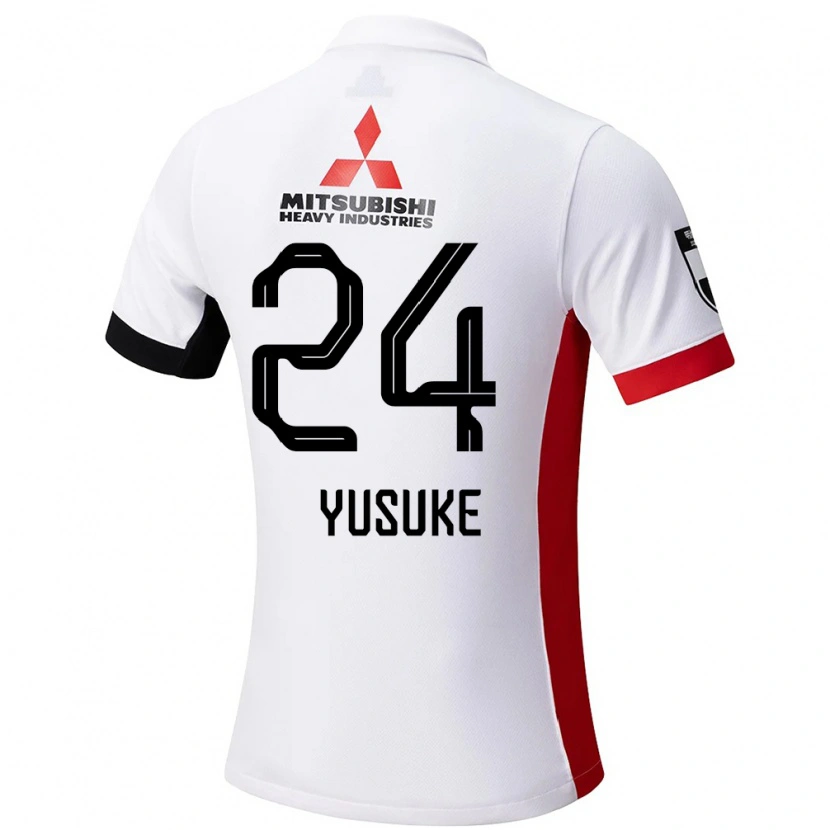 Danxen Kinder Yusuke Matsuo #24 Rot Weiß Auswärtstrikot Trikot 2025/26 T-Shirt Schweiz