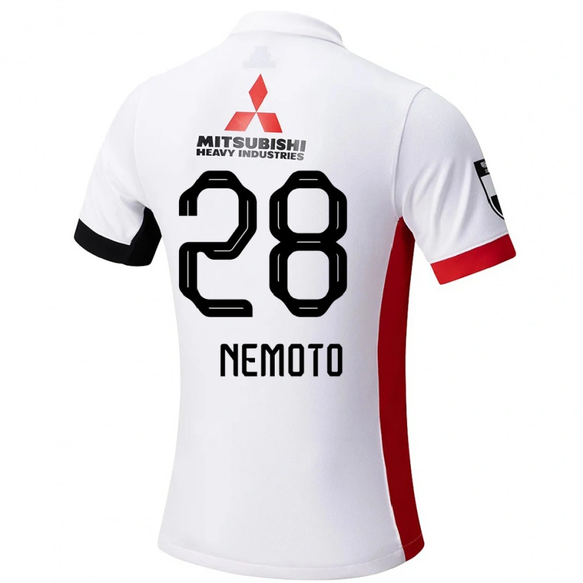 Danxen Kinder Kenta Nemoto #28 Rot Weiß Auswärtstrikot Trikot 2025/26 T-Shirt Schweiz