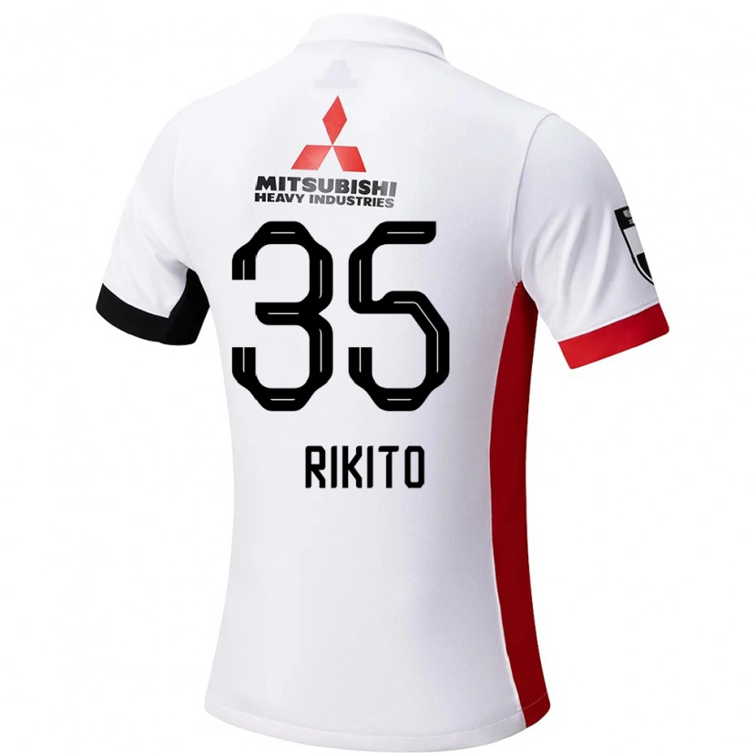 Danxen Kinder Rikito Inoue #35 Rot Weiß Auswärtstrikot Trikot 2025/26 T-Shirt Schweiz