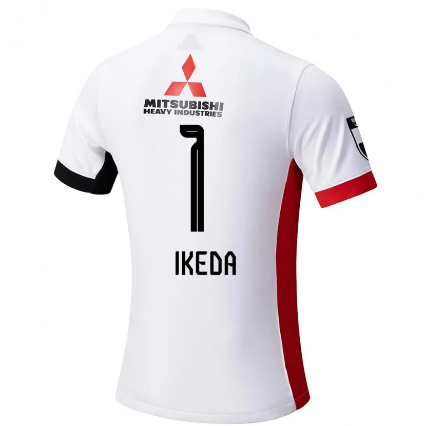 Danxen Kinder Sakiko Ikeda #1 Rot Weiß Auswärtstrikot Trikot 2025/26 T-Shirt Schweiz