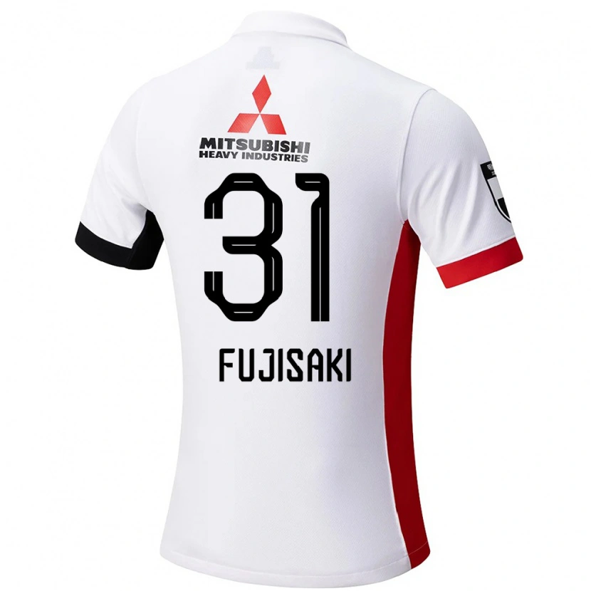 Danxen Kinder Satoko Fujisaki #31 Rot Weiß Auswärtstrikot Trikot 2025/26 T-Shirt Schweiz