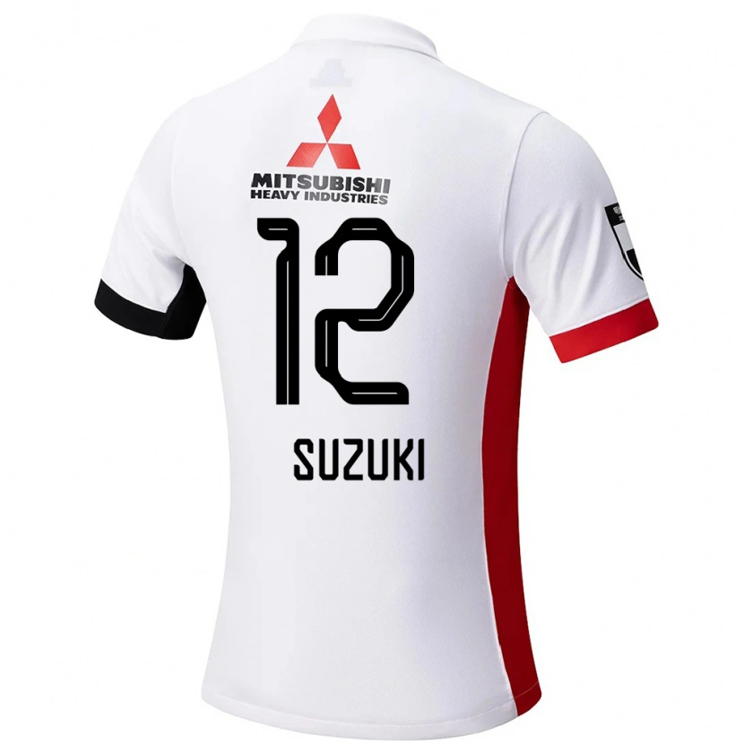 Danxen Kinder Zion Suzuki #12 Rot Weiß Auswärtstrikot Trikot 2025/26 T-Shirt Schweiz