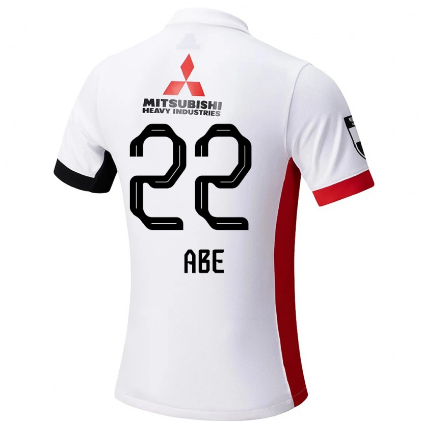 Danxen Kinder Yuki Abe #22 Rot Weiß Auswärtstrikot Trikot 2025/26 T-Shirt Schweiz